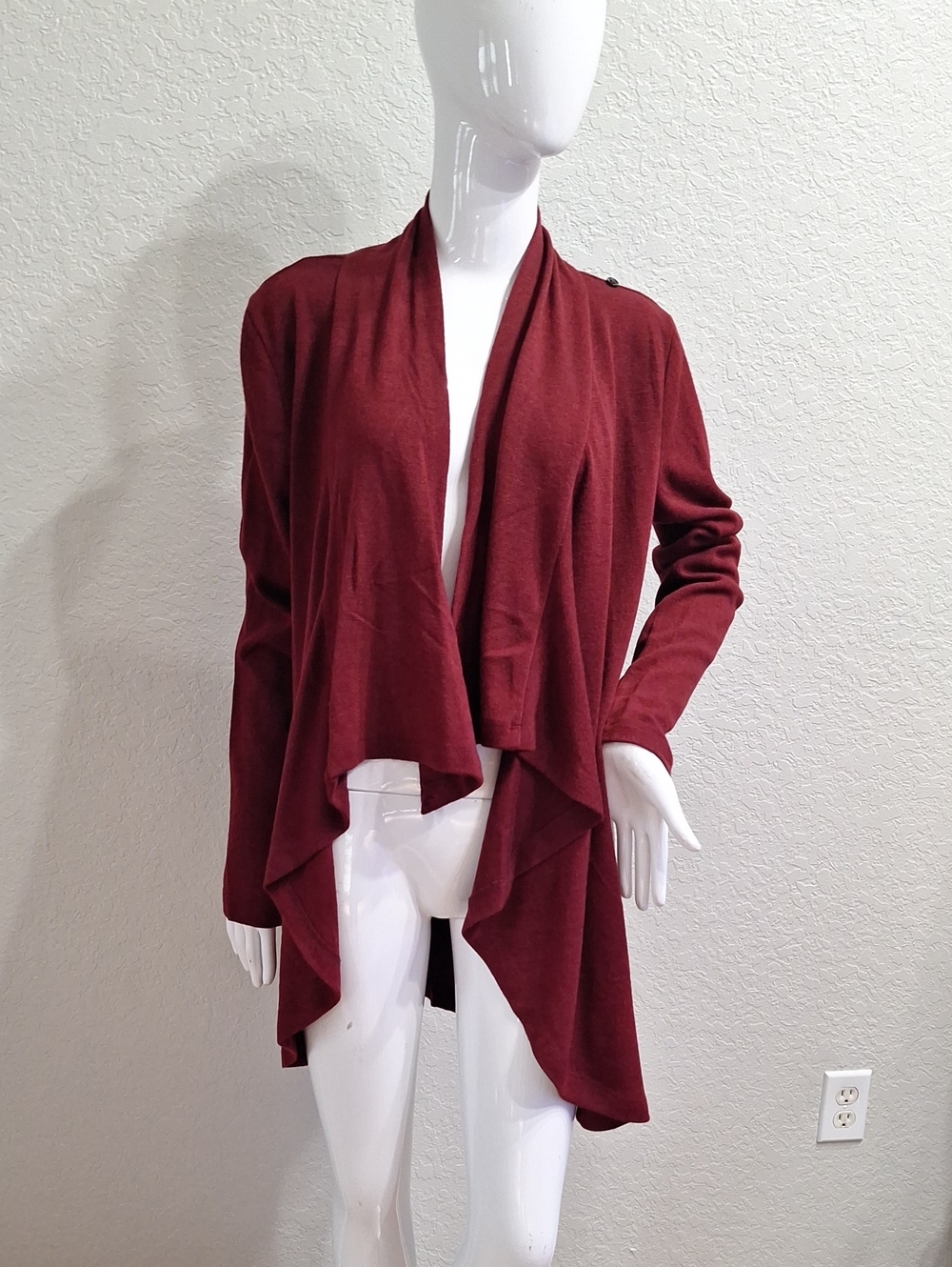 The Limited Convertible Cardigan Sweater - Burgundy